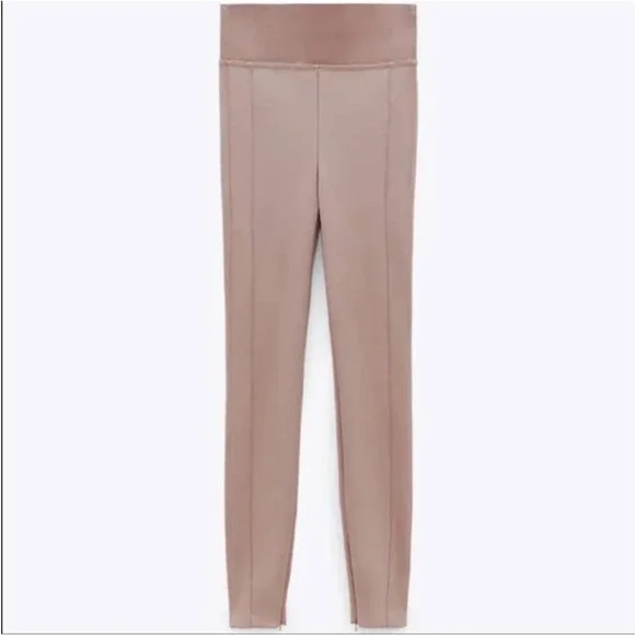 NEW Zara Elastic High Waisted Leggings - Picture 4 of 12